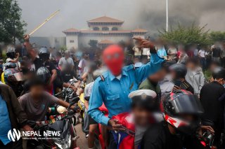 Bags of seized money